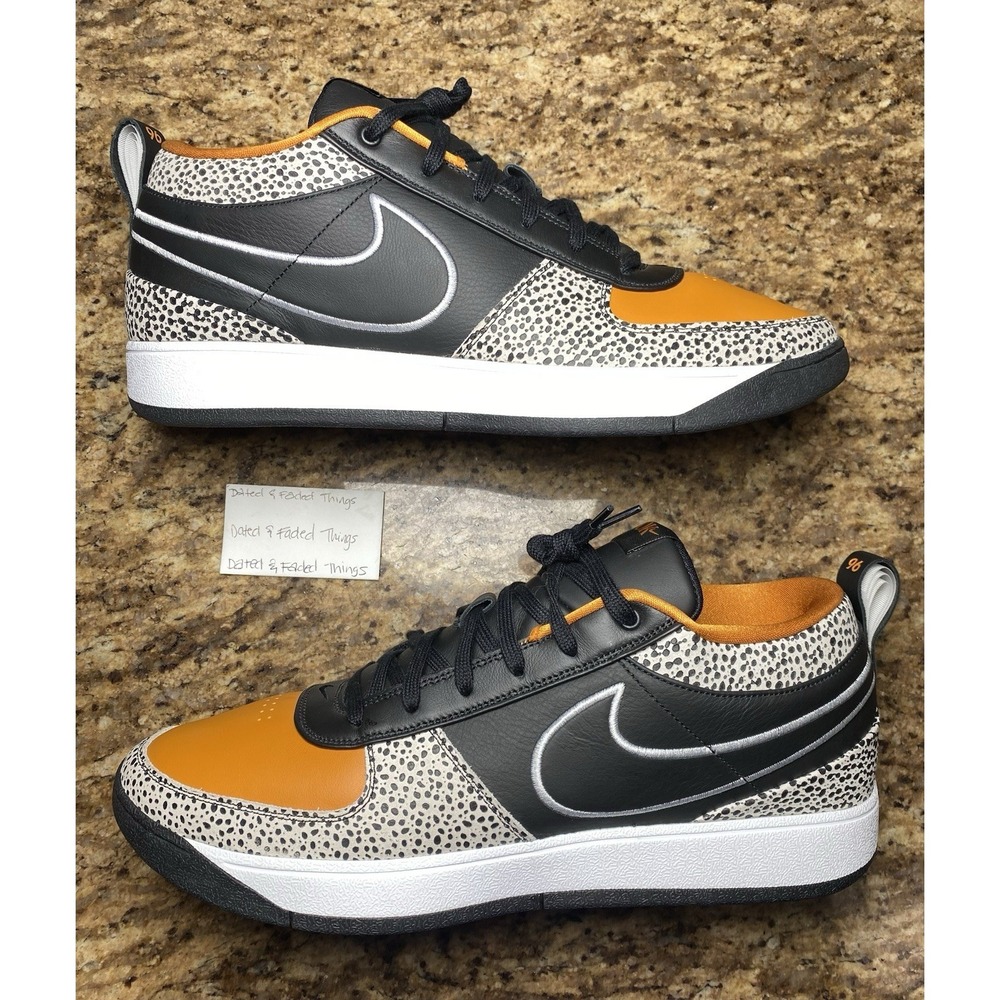 *NEW Men's Size 17 Nike Air Zoom‎ Book 1 EP "Safari" Black Basketball HV2096-001